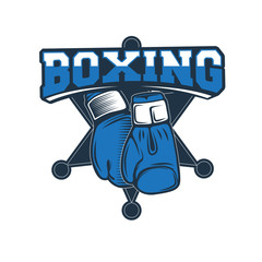 Obraz na płótnie Canvas boxing logo