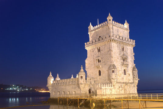 Belem Tower, Lisbon, Portugal.Torre de Belém, Lisboa, Portugal