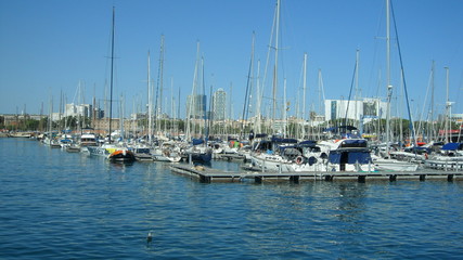Fototapeta na wymiar Port-Barcelone