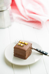 Sweet chocolate dessert.