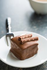 Sweet chocolate dessert.