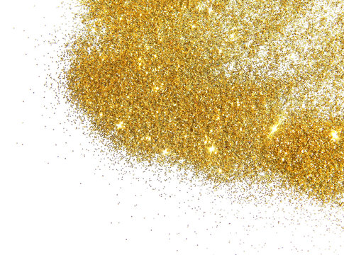 Textured background with golden glitter
