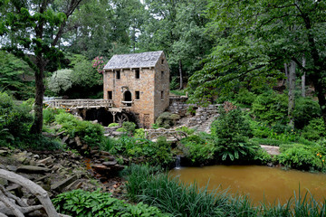 Obraz na płótnie Canvas North Little Rock Old Mill is listed on the National Register of Historic Places