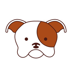 cute dog mascot icon vector illustration design