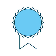 medal award isolated icon vector illustration design