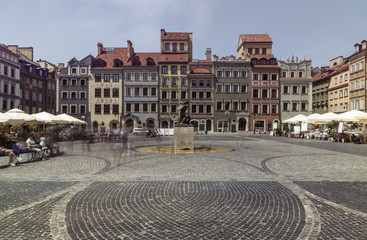 Naklejka premium Warsaw's old town