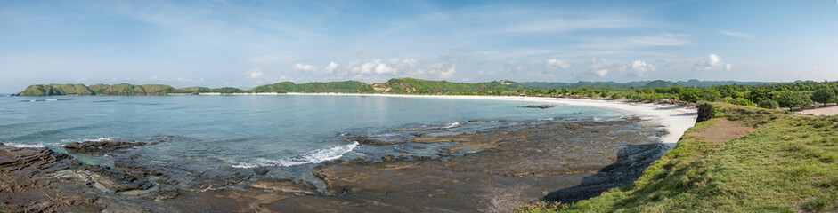 Pantai Tanjung Aan Beach in Kuta, Lombok, Indonesia