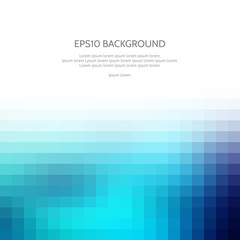Abstract background with bright shades of blue. White space for text.