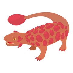 Scolosaurus icon, cartoon style