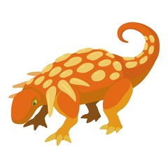 Evoplocephalus icon, cartoon style