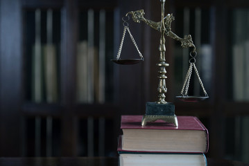  Symbol of Law on Lawyer's desk