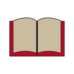 open book library school utensil