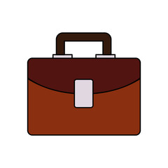 business briefcase portfolio accessory icon