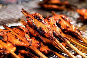 Street food thailand - Thai street food grilled chicken
