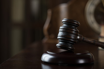  Symbol of Law on Lawyer's desk