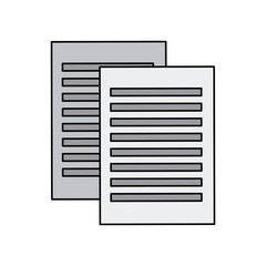 paper document file school supply icon