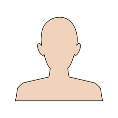 silhouette man avatar people icon