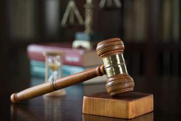  Symbol of Law on Lawyer's desk