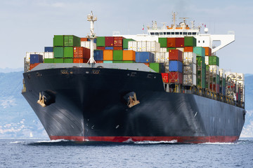 International Container Cargo ship - 163975640