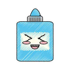 Glue bottle cartoon