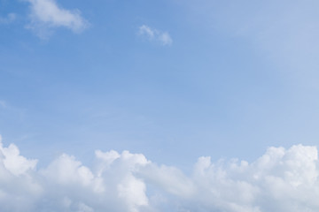 soft blue sky