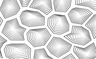 Fototapeta premium Background geometric abstract, white with fine lines graphics for presentations, covers, banners.