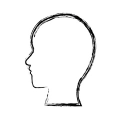 silhouette people profile man character