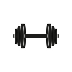 Dumbbell. Vector.