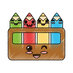 Pencil colors packaging