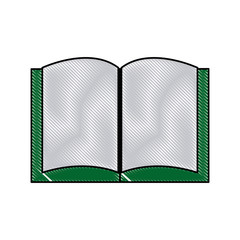 open book library school utensil