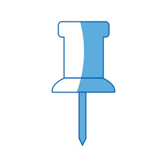 school push pin thumbtack side view