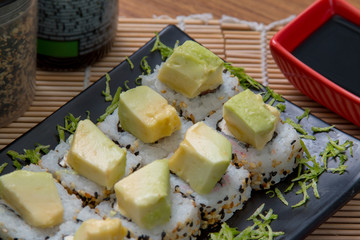 avocado roll japan food