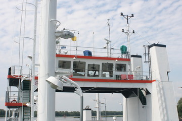 Naklejka premium Fähre in Swinemünde