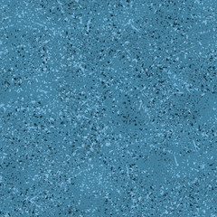 Blue vector seamless vintage texture, imitating an old coating with scratches and rubs