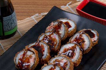 japanese sushi hot roll
