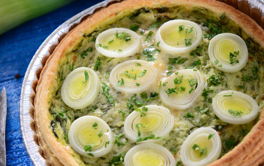 Leeks quiche