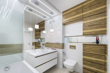 Modern bathroom interior design