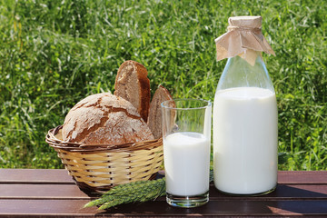 Natural product on the background of nature