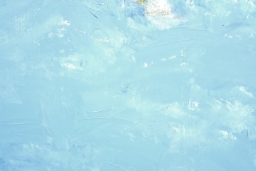 Oil painting on canvas close-up (macro)