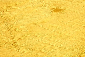 Oil painting on canvas close-up (macro)