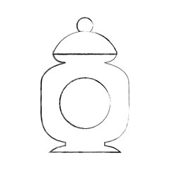 sugar pot isolated icon vector illustration design