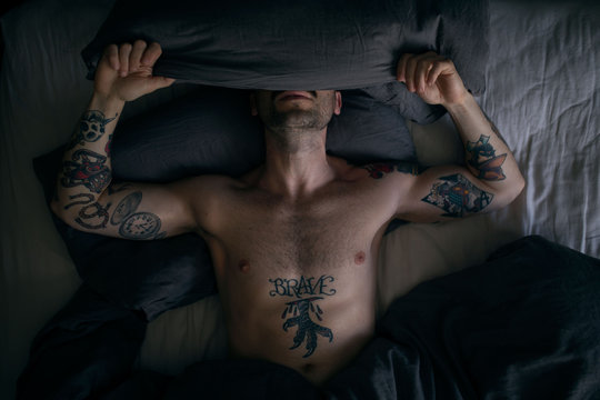 Man on Bed