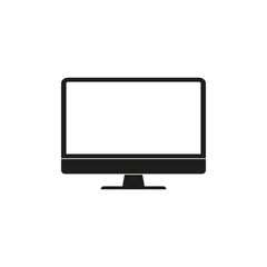 Monitor icon. Vector.