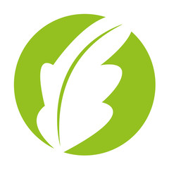 tea leafs product icon vector illustration design