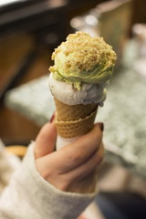 Two balls, ice cream