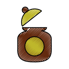 sugar pot isolated icon vector illustration design