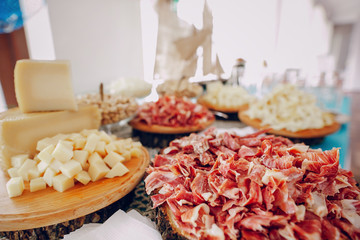 different wedding goodies