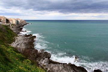 イタリア＜シチリア島 チェファル 地中海＞