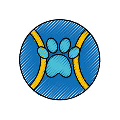 tennis ball isolated icon vector illustration design