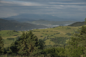 Fototapeta na wymiar Beautiful view in Pieniny national park